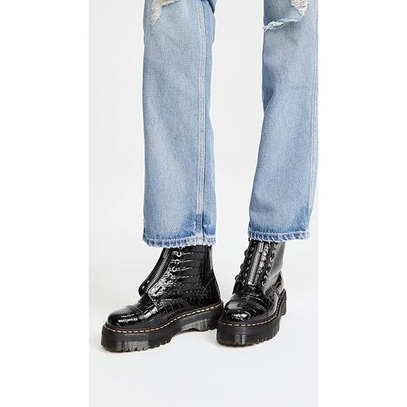 Dr. Martens Sinclair Ankle Leather Boots - 6 - Picture 2 of 5